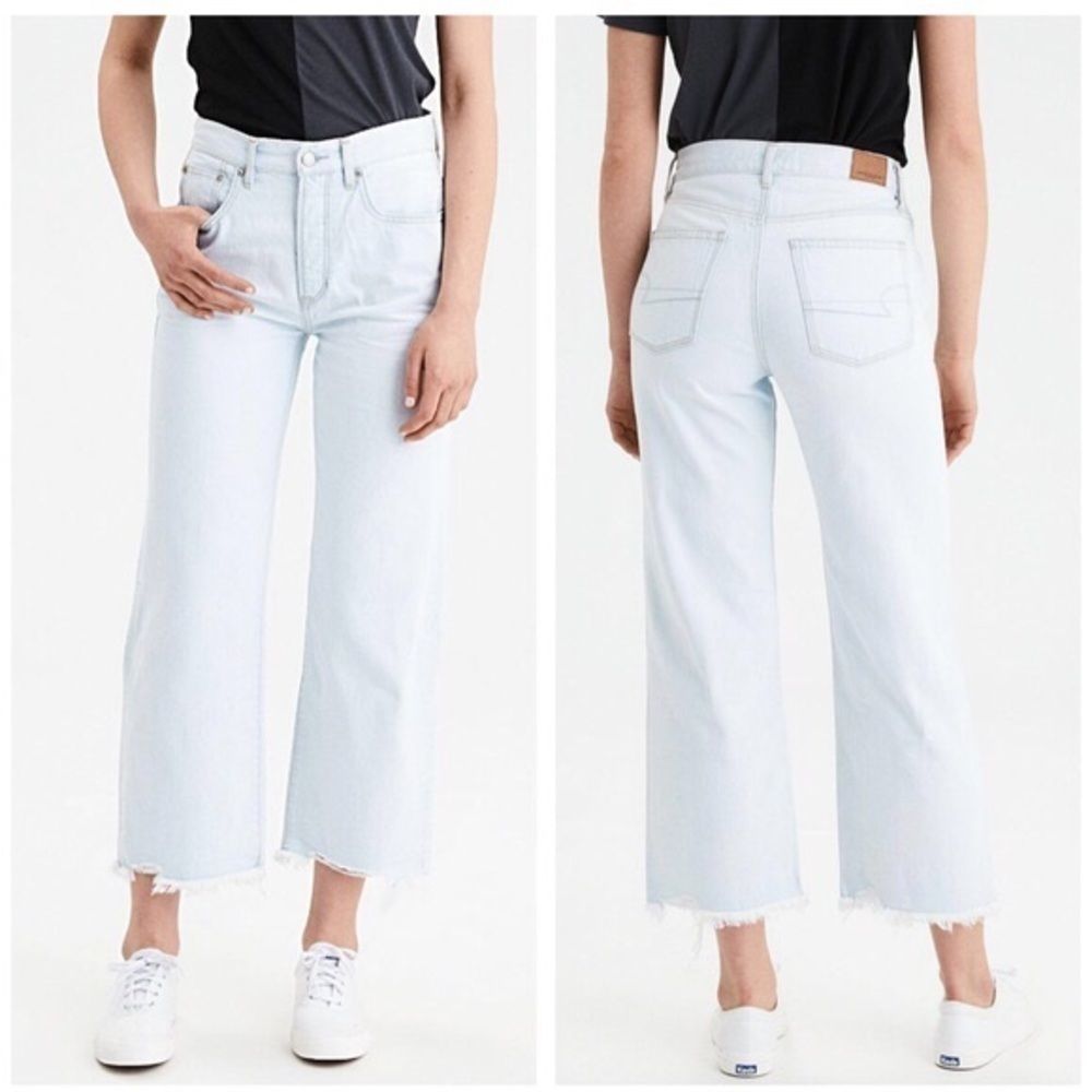 American Eagle Outfitters Light Blue Flare Jeans